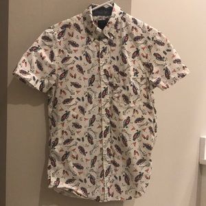 XS J. Crew Short Sleeve button down